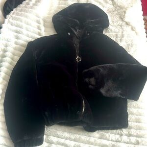 Debby fur coat black